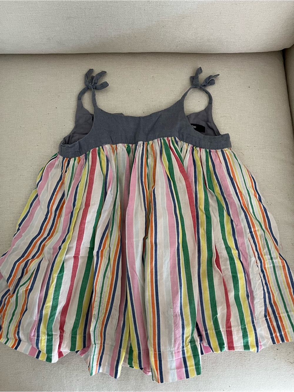 Baby Gap Rainbow Striped Dress or Top 12-18 months